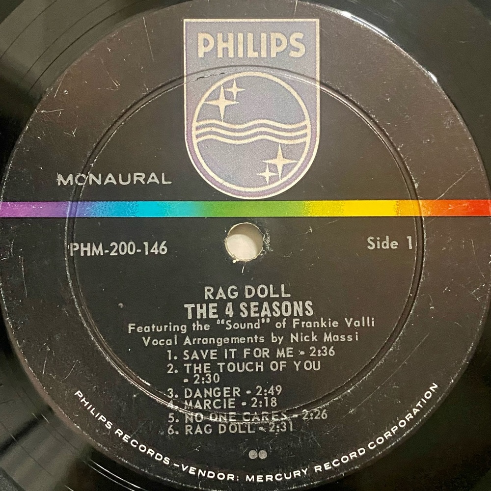 THE 4 SEASONS - RAG DOLL  1964 - Picture 6 of 10